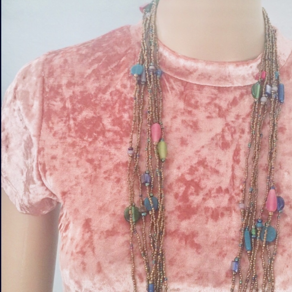 womens velvets top size M - Picture 5 of 8